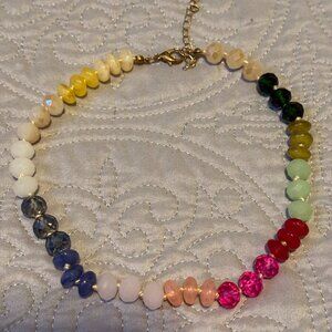 Multi Colored Shiny Beaded Necklace